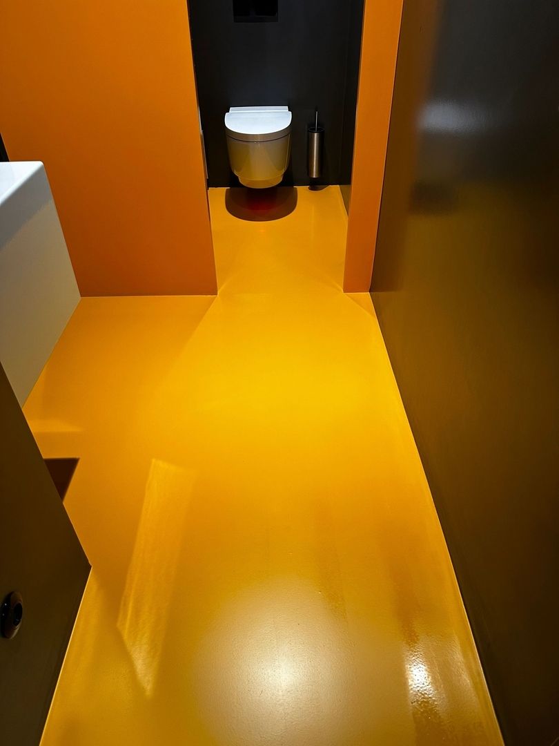 Designerfußboden - Gelb